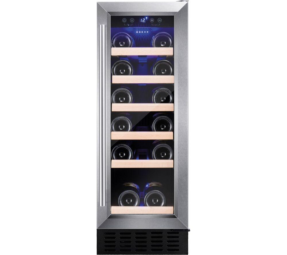 AMICA AWC300SS Wine Cooler - Stainless Steel, Stainless Steel