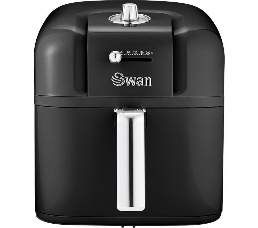 SWAN Retro SD10510BN Air Fryer - Black, Black