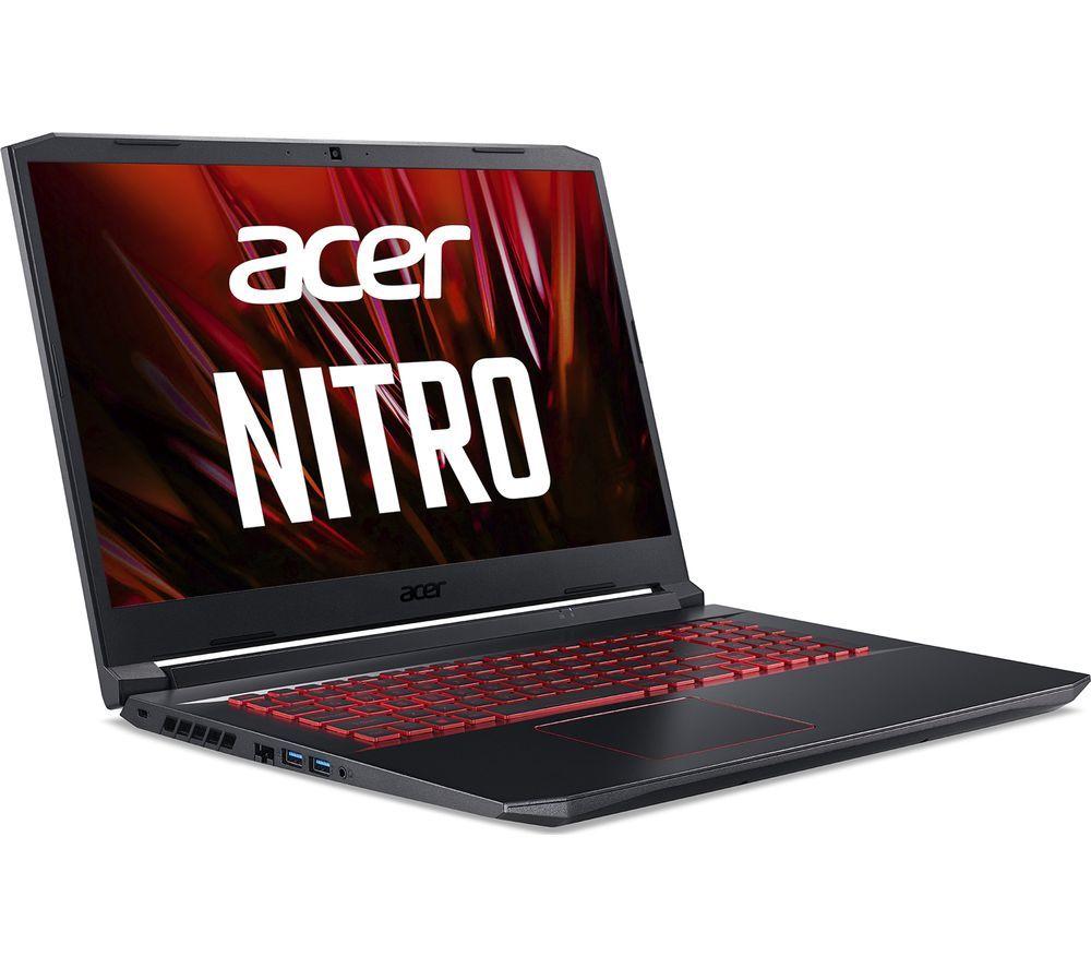 £749, ACER Nitro 5 17.3inch Gaming Laptop - Intel® Core™ i5, GTX 1650, 512 GB SSD, Intel® Core™ i5-10300H Processor, RAM: 8 GB / Storage: 512 GB SSD, Graphics: NVIDIA GeForce GTX 1650 4 GB, 137 FPS when playing Fortnite at 1080p, Full HD screen / 120 Hz, Battery life: Up to 8 hours, 