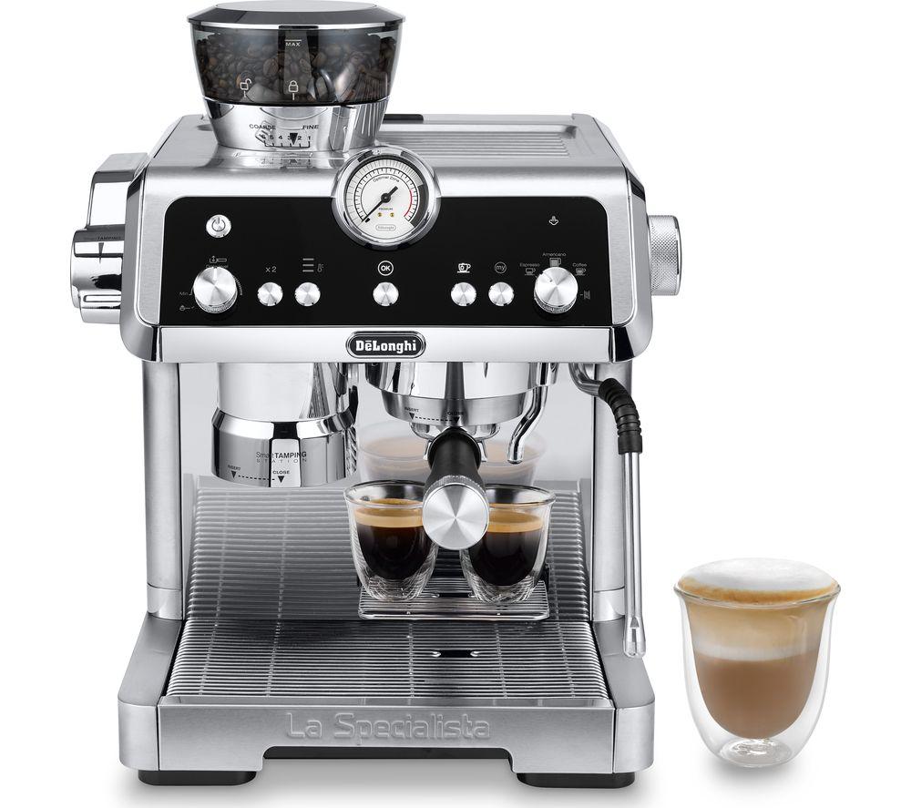 DELONGHI La Specialista Prestigio EC9355.M Bean to Cup Coffee Machine ? Silver, Silver/Grey