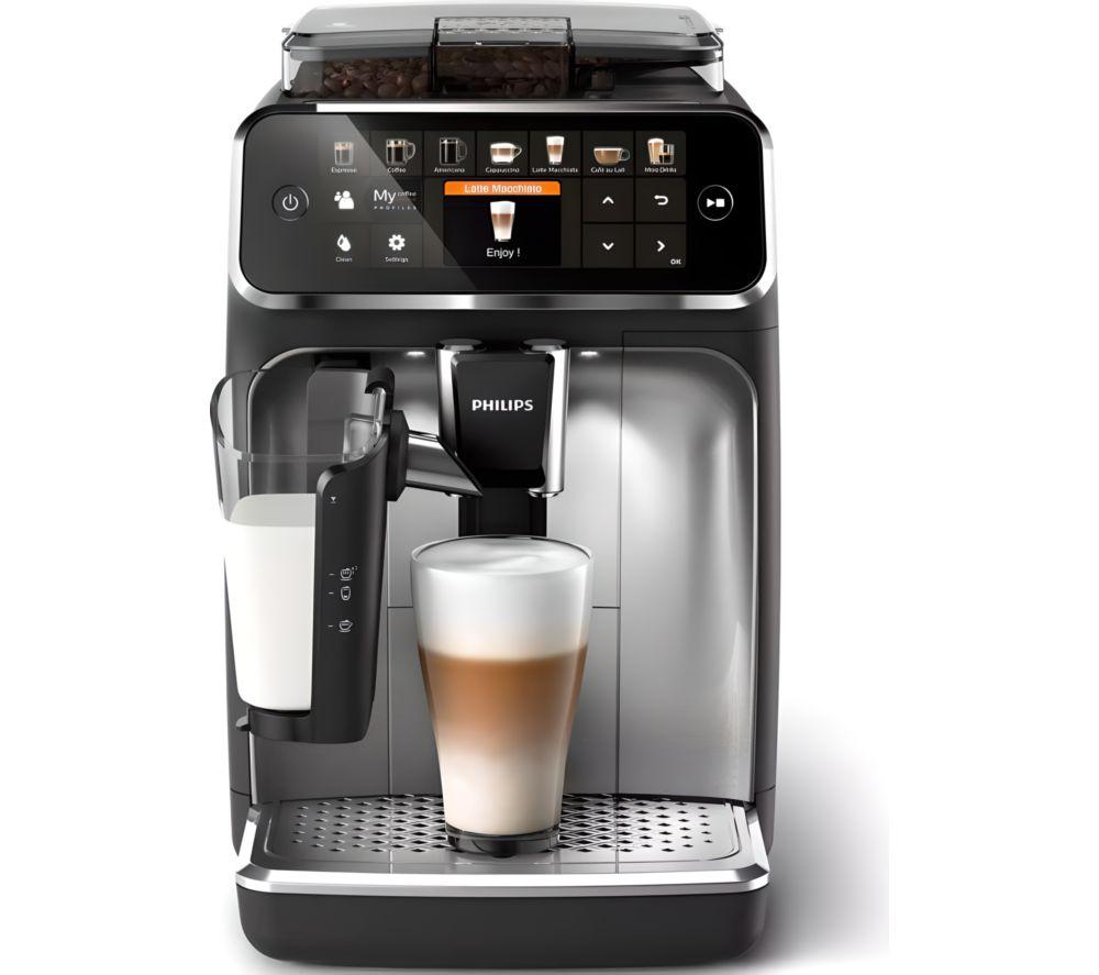 PHILIPS LatteGo EP5446/70 Bean to Cup Coffee Machine - Black