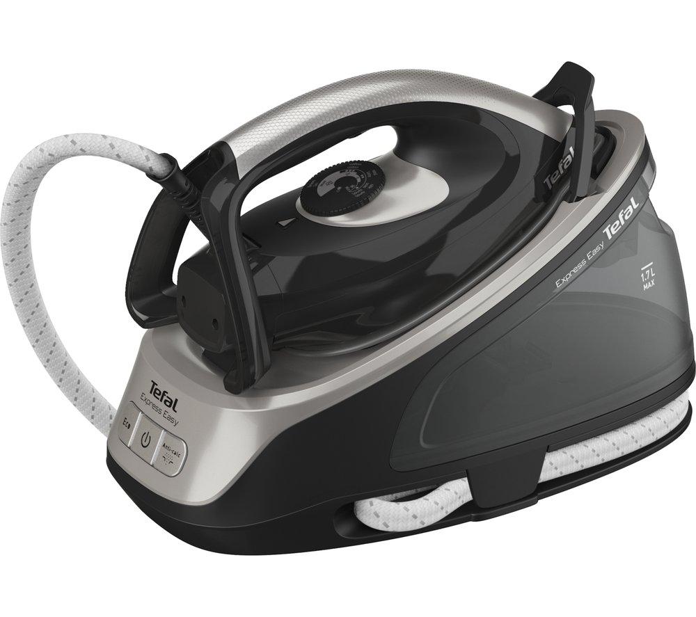 TEFAL Express Easy SV6140 Steam Generator Iron - Black & Grey