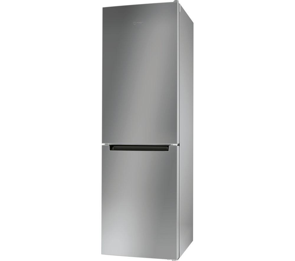 INDESIT LI8 S1E S 60/40 Fridge Freezer - Silver, Silver/Grey