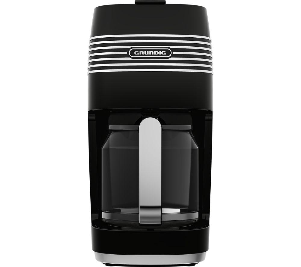 GRUNDIG KM7850B Filter Coffee Machine - Black, Black