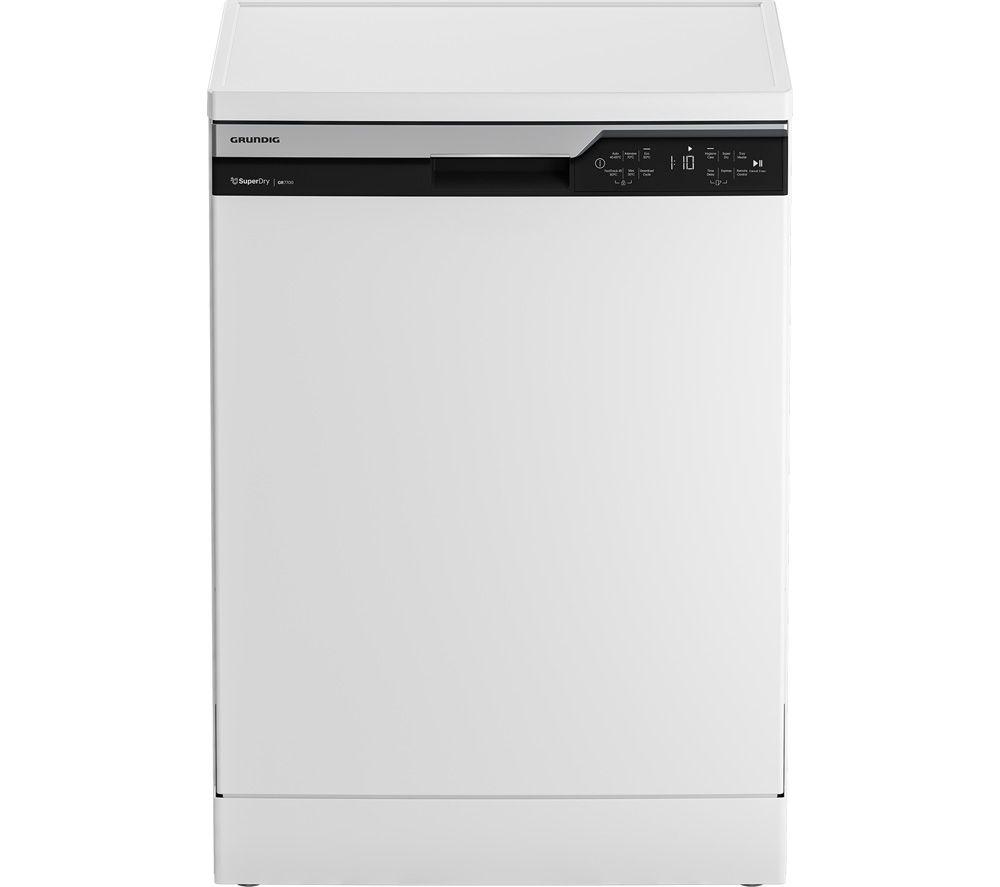 GRUNDIG GNFP4630DWW Full-size WiFi-enabled Dishwasher - White, White
