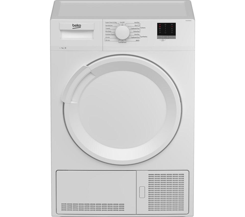 BEKO DTLCE70051W 7 kg Condenser Tumble Dryer - White, White