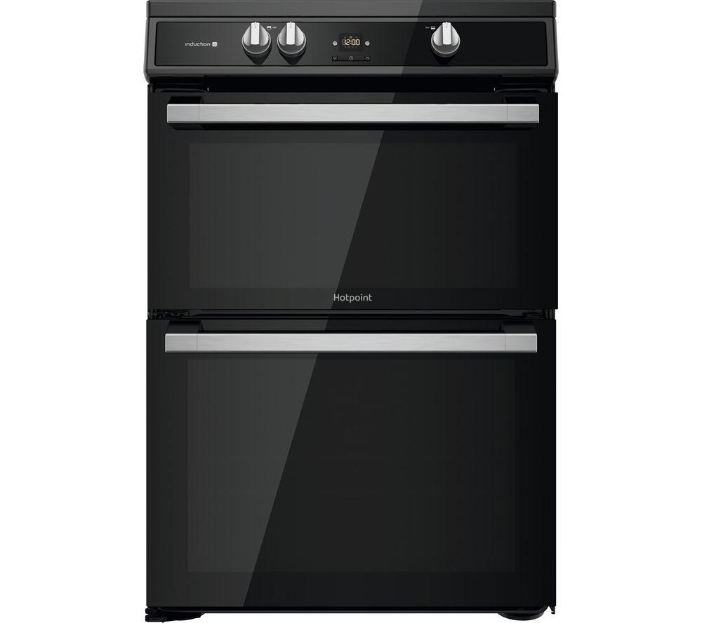 HOTPOINT MyMenu HDT67I9HM2C/UK 60 cm Electric Induction Cooker - Black, Black