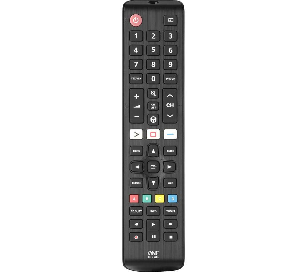 ONE FOR ALL URC4910 Samsung Universal Remote Control, Black