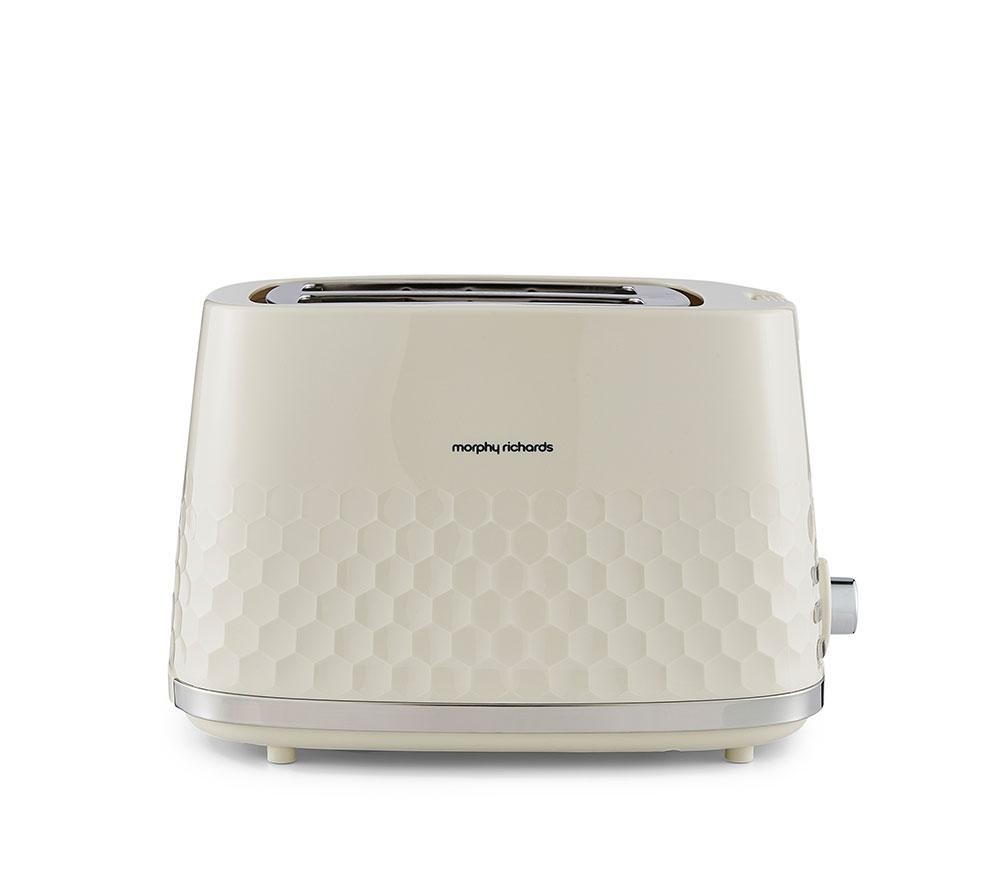 MORPHY RICHARDS Hive 220032 2-Slice Toaster - Cream