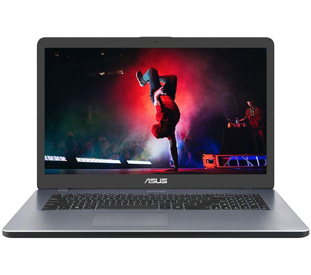 £289, ASUS VivoBook X705MA 17.3inch Laptop - Intel® Pentium™ Silver, 1 TB HDD, Grey, Windows 11, Intel® Pentium® Silver N5000 processor, RAM: 8 GB / Storage: 1 TB HDD, Battery life: Up to 6 hours, 