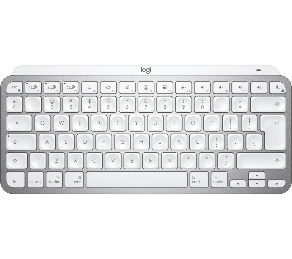 LOGITECH MX Keys Mini for Mac Wireless Keyboard - Pale Grey
