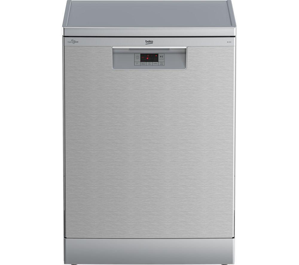 BEKO Pro Hygiene Intense BDFN15420X Full-size Dishwasher - Stainless Steel, Stainless Steel