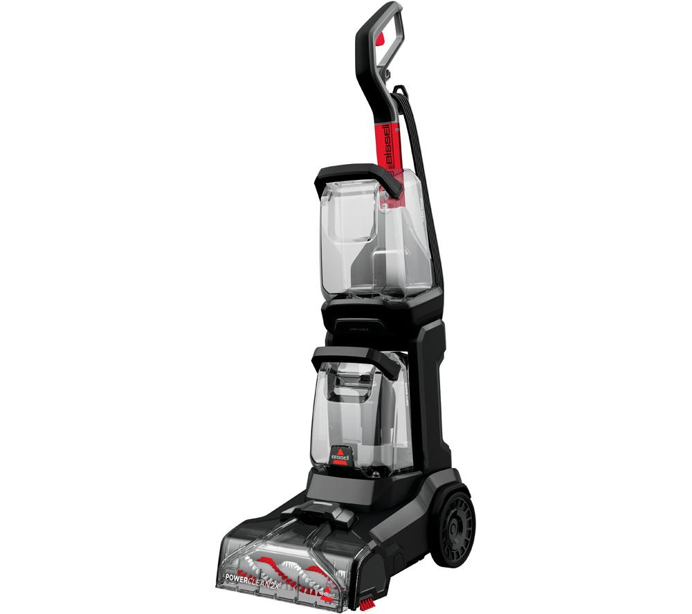 BISSELL PowerClean 2X 3112E Upright Carpet Cleaner - Grey & Red