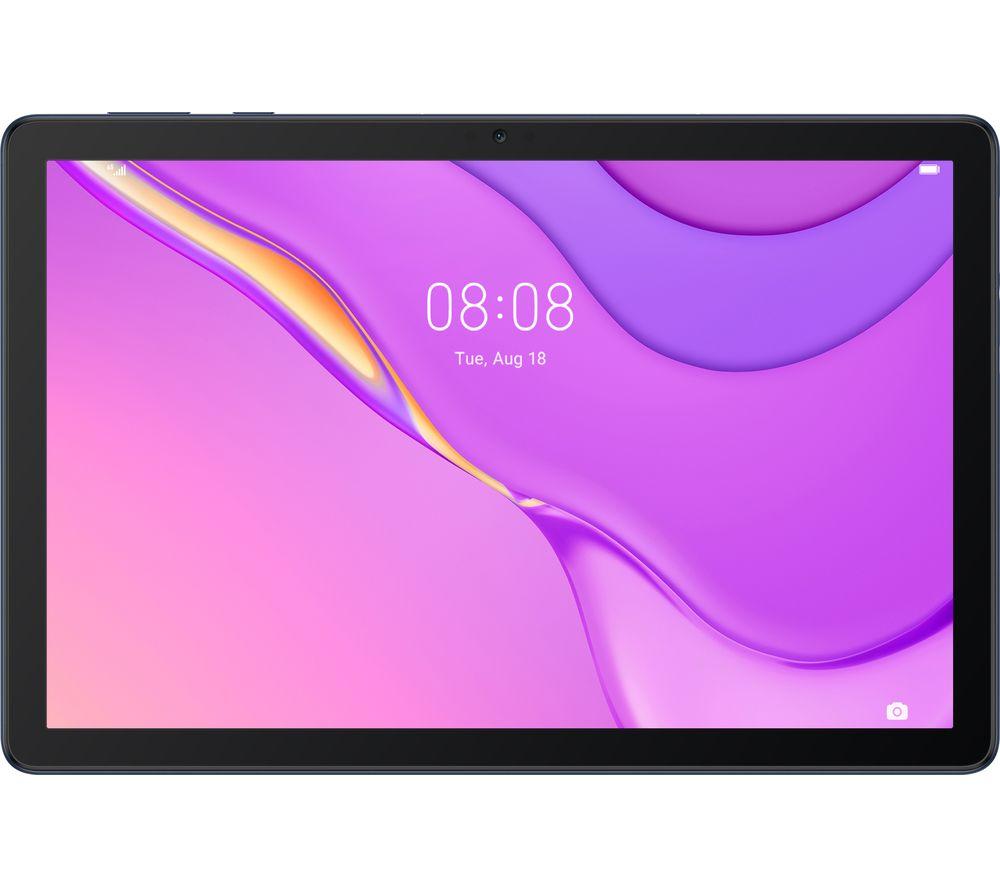 £149, HUAWEI MatePad T10s 4 GB 10.1inch Tablet - 64 GB, Blue, Huawei Mobile Services may limit access to certain apps, EMUI 10.0.1, Full HD screen, 64 GB storage: Perfect for apps / photos / videos / games, Add more storage with a microSD card, Battery life: Up to 9 hours, Harmon Kardon speakers, 