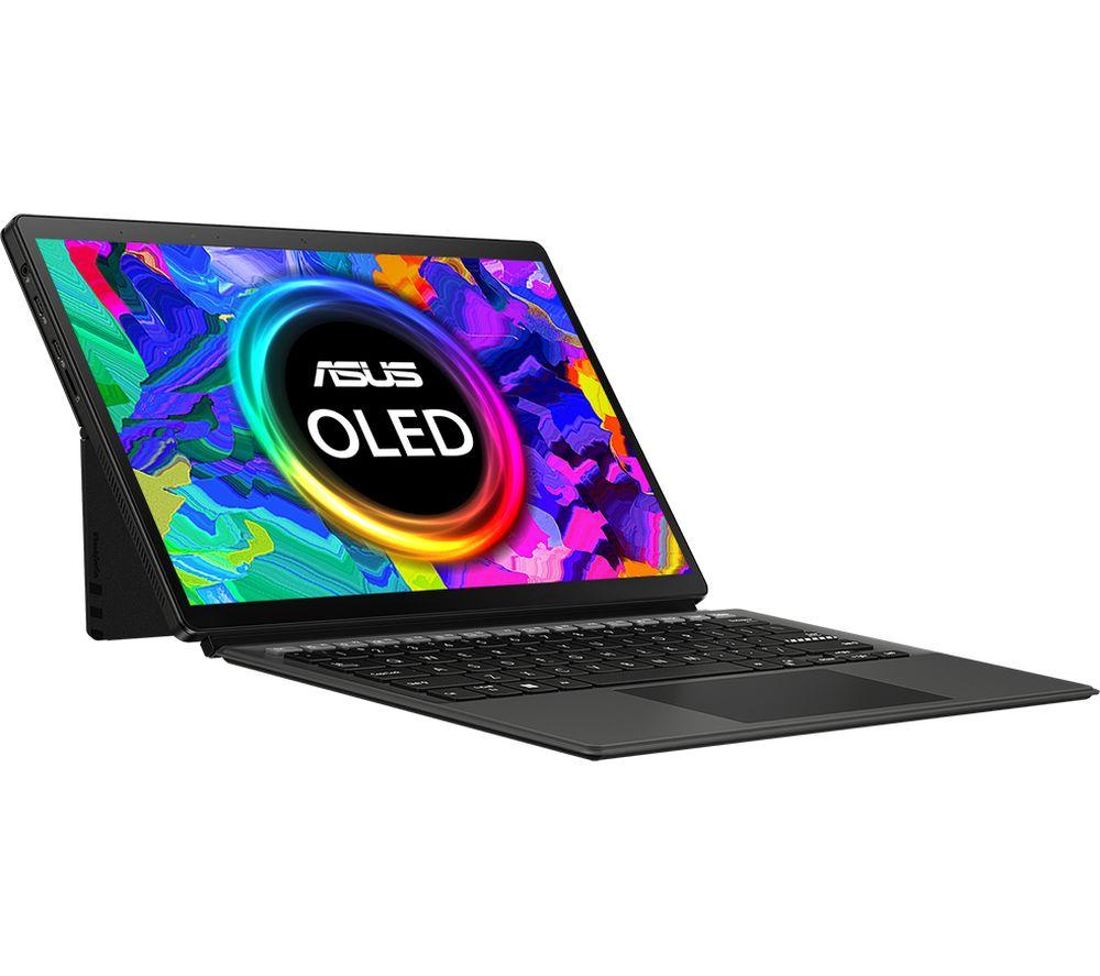 £499, ASUS VivoBook 13 Slate 13.3inch Tablet - 128 GB eMMC, Black, Windows 11, Full HD screen, 128 GB storage: Perfect for saving pretty much everything, Add more storage with a microSD card, 