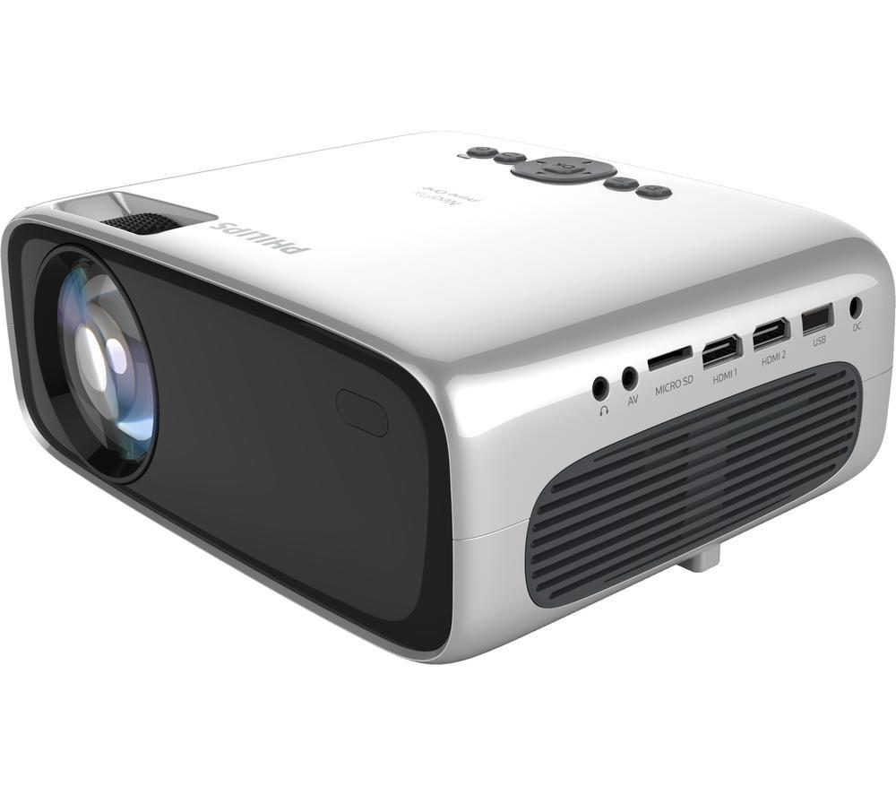 PHILIPS NeoPix Prime One NPX535 Smart HD Ready Home Cinema Projector - Black & Grey, Silver/Grey,Bla