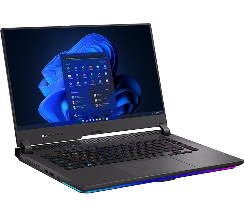 £1649, ASUS ROG STRIX G15 15.6inch Gaming Laptop - AMD Ryzen 7, RTX 3070 Ti, 1 TB SSD, AMD Ryzen 7 6800H Processor, RAM: 16 GB DDR5 / Storage: 1 TB SSD, Graphics: NVIDIA GeForce RTX 3070 Ti 8 GB, 274 FPS when playing Fortnite at 1080p, Full HD screen / 300 Hz, Battery life: Up to 8 hours, 