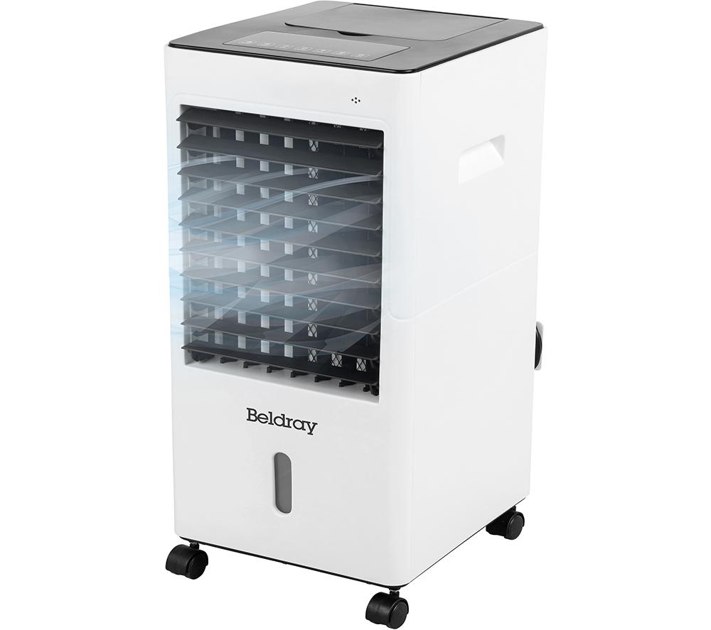 BELDRAY EH3234 4-in-1 Portable Air Cooler, Heater, Purifier & Humidifier - White & Black