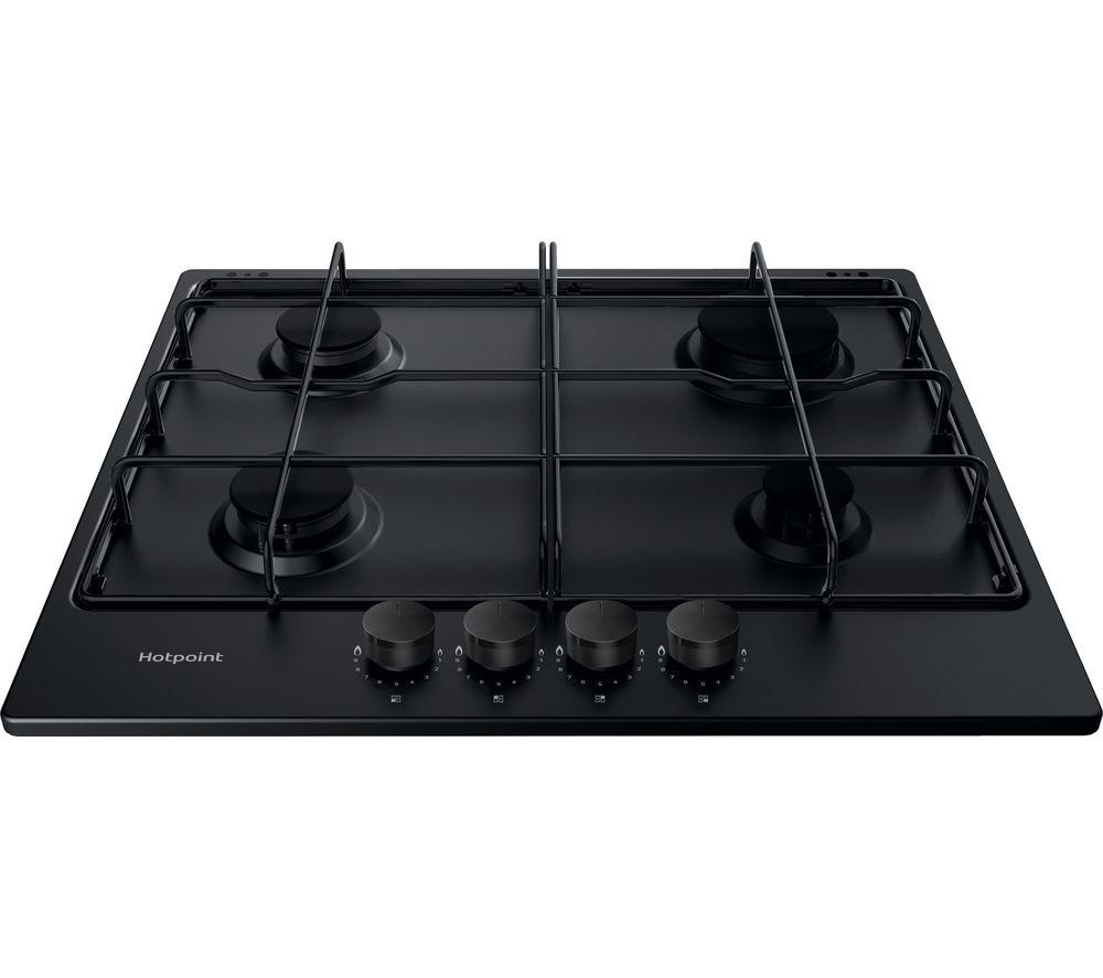 HOTPOINT PPH 60P F NB 55 cm Gas Hob - Anthracite
