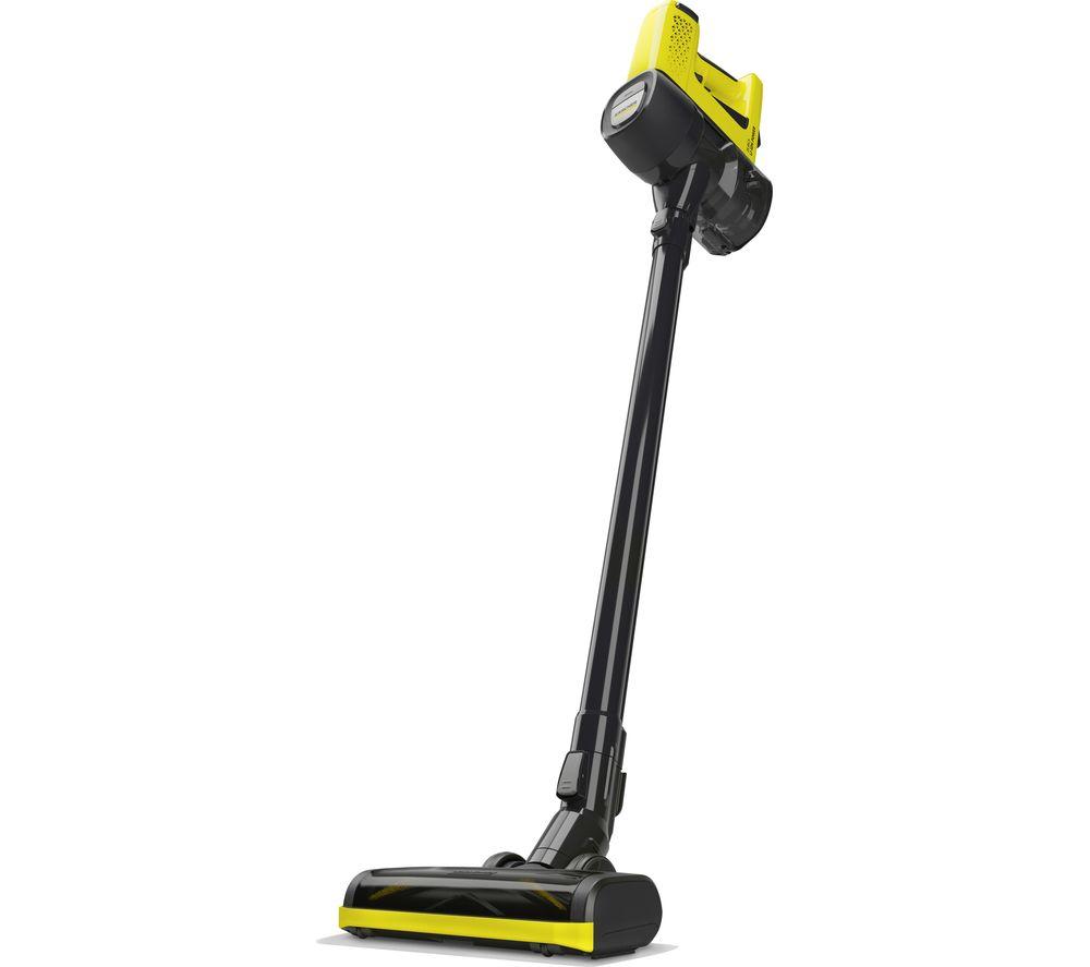 KARCHER VC 4 Cordless Vacuum Cleaner - Yellow & Black, Black,Yellow