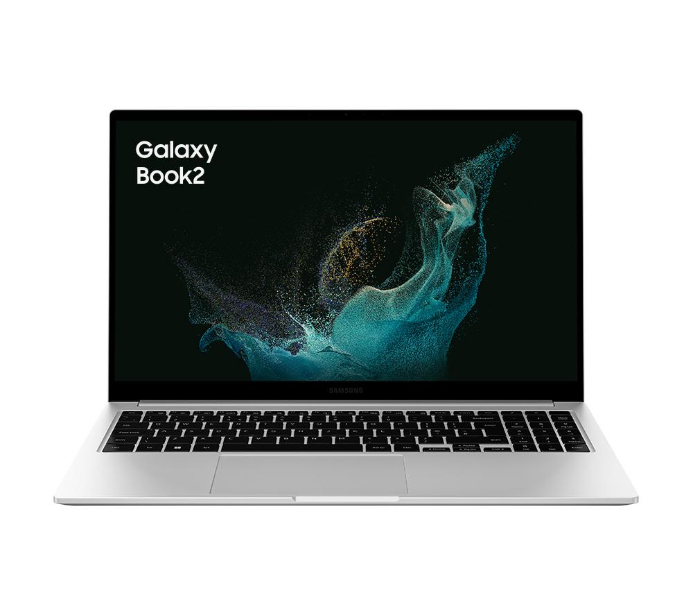 £699, SAMSUNG Galaxy Book2 15.6inch Laptop - Intel® Core™ i5, 256 GB SSD, Silver, Windows 11, Intel® Core™ i5-1235U Processor, RAM: 8 GB / Storage: 256 GB SSD, Full HD screen, 