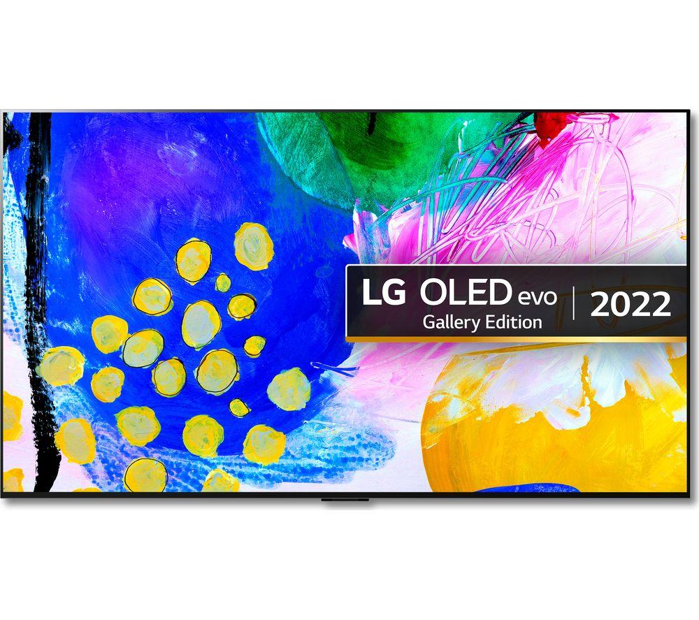 55 LG OLED55G26LA  Smart 4K Ultra HD HDR OLED TV with Google Assistant & Amazon Alexa, Silver/Grey