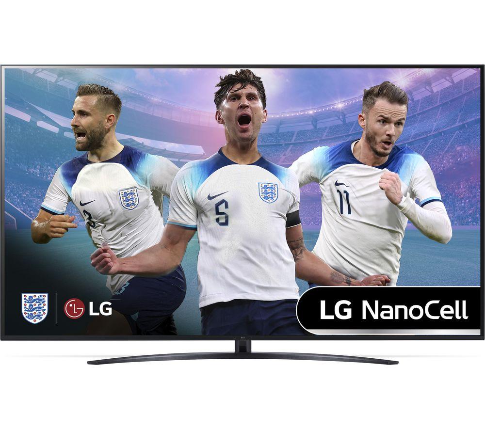 65 LG 65NANO766QA  Smart 4K Ultra HD HDR LED TV with Google Assistant & Amazon Alexa, Silver/Grey,B