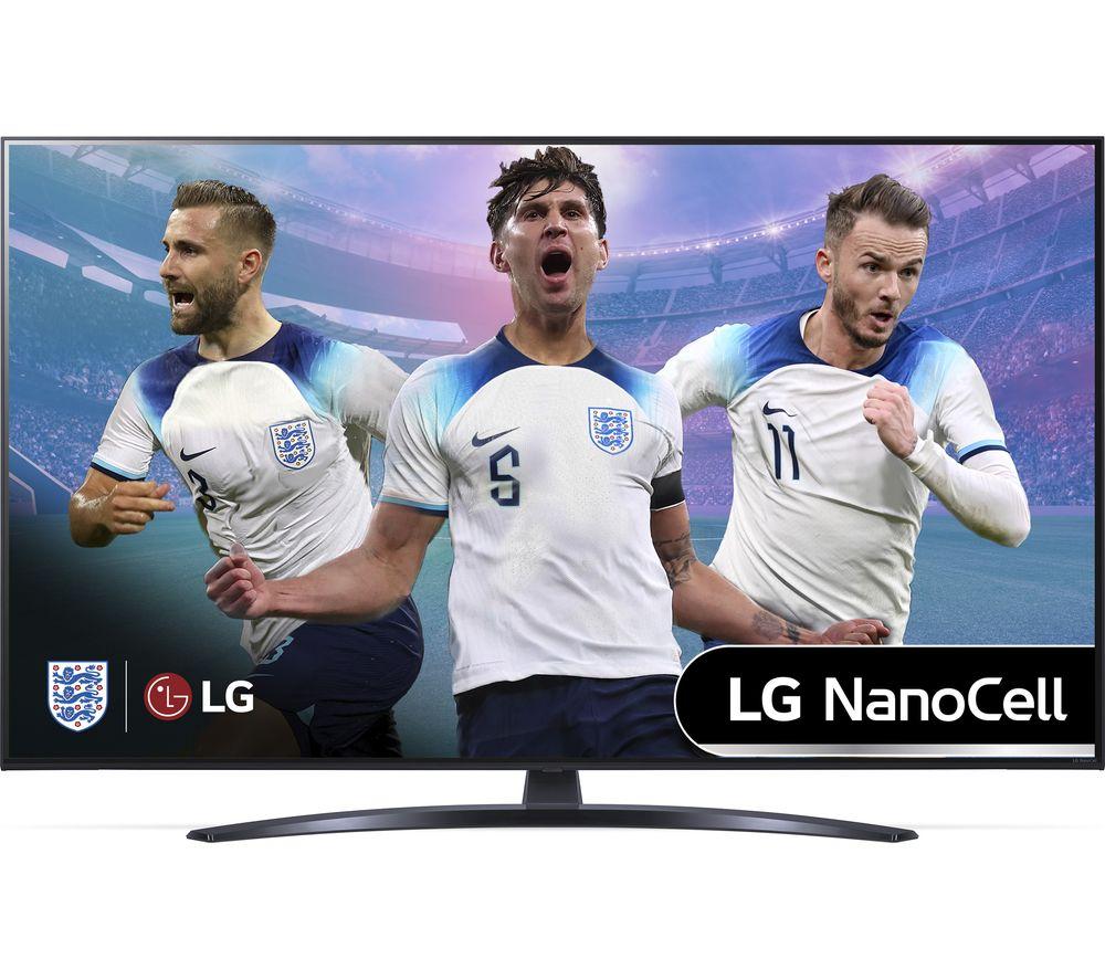 55 LG 55NANO766QA  Smart 4K Ultra HD HDR LED TV with Google Assistant & Amazon Alexa, Silver/Grey,B