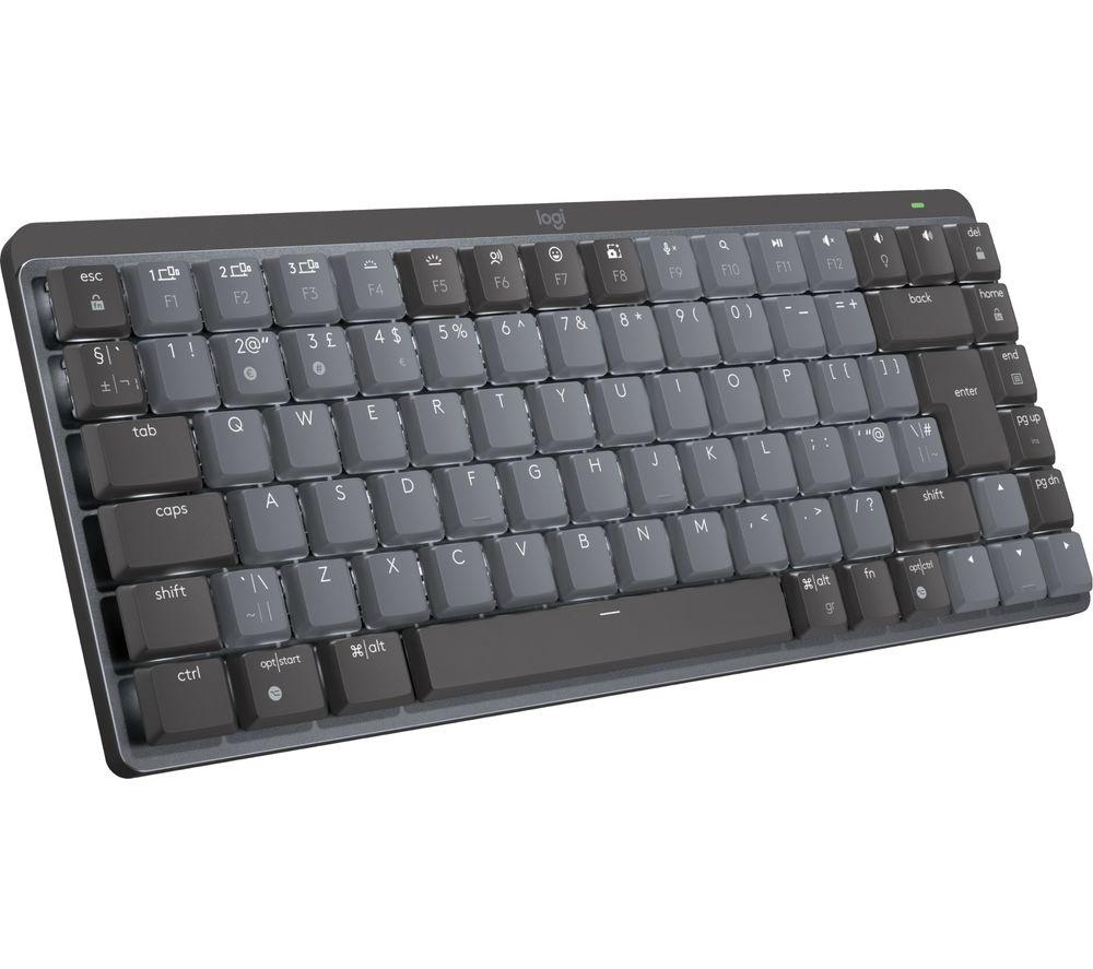 LOGITECH MX Mechanical Mini Tactile Quiet Wireless Keyboard - Graphite