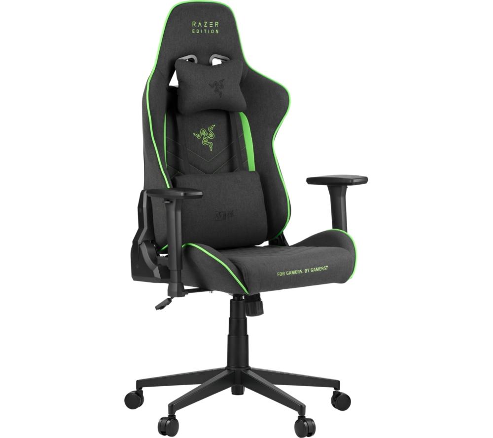 RAZER TAROK Tarok PRO X Cloth Gaming Chair - Grey & Green