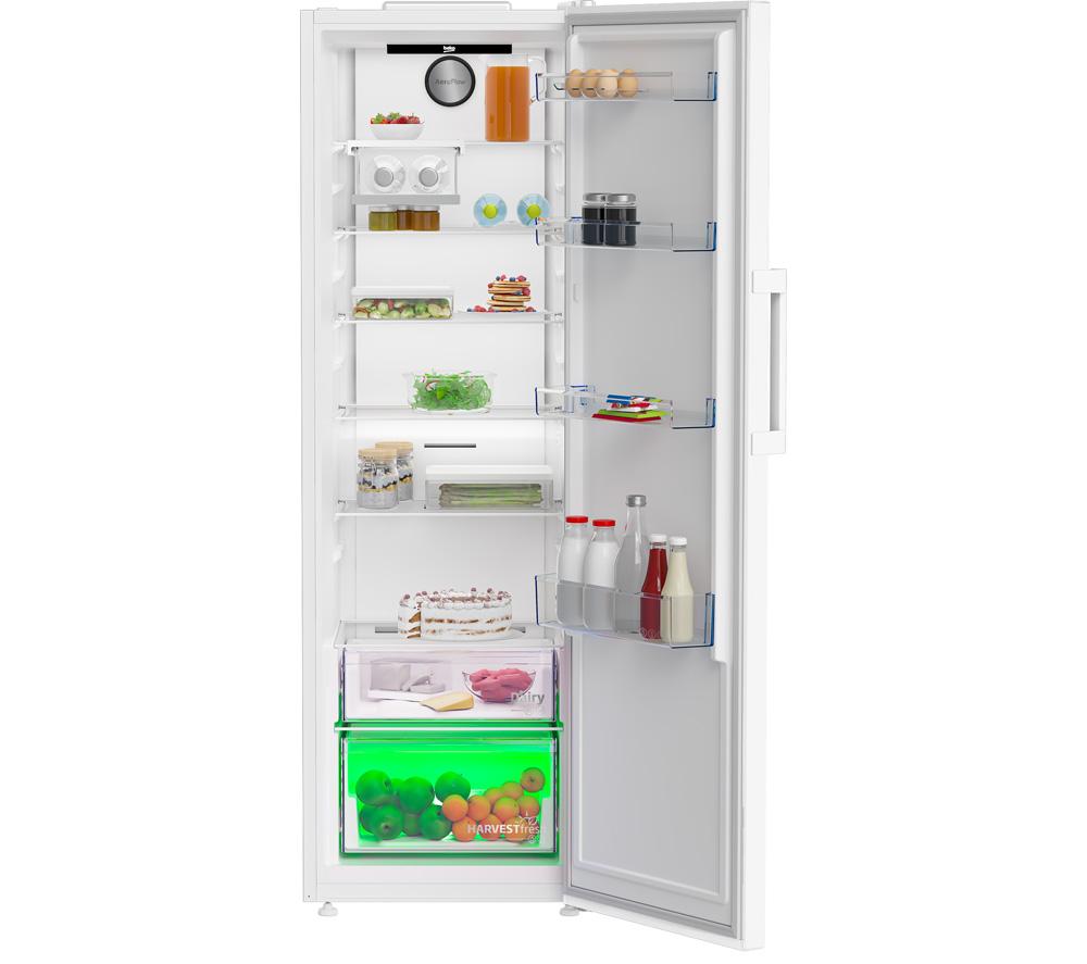 BEKO Pro HarvestFresh AeroFlow LNP4686LVW Tall Fridge - White