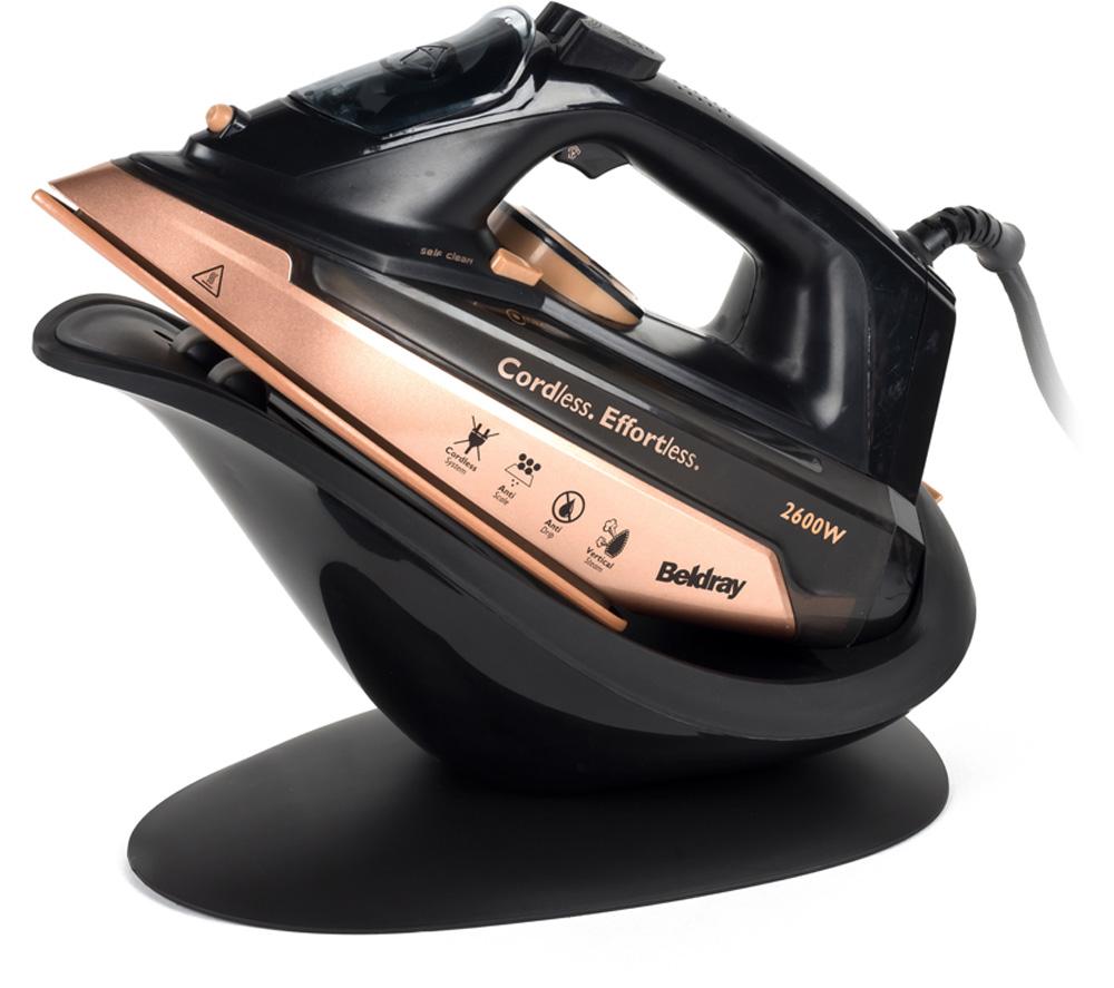 Buy BELDRAY 2 in 1 BEL0747NRG Cordless Steam Iron Black & Rose Gold
