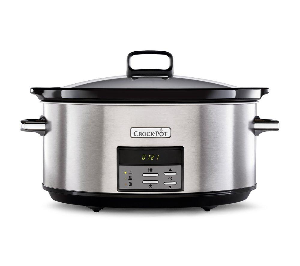 CROCK-POT CSC063 Slow Cooker - Stainless Steel