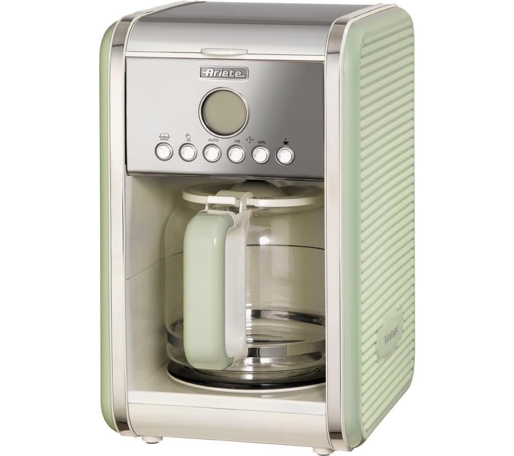 ARIETE Vintage 1342 Filter Coffee Machine - Green, Green