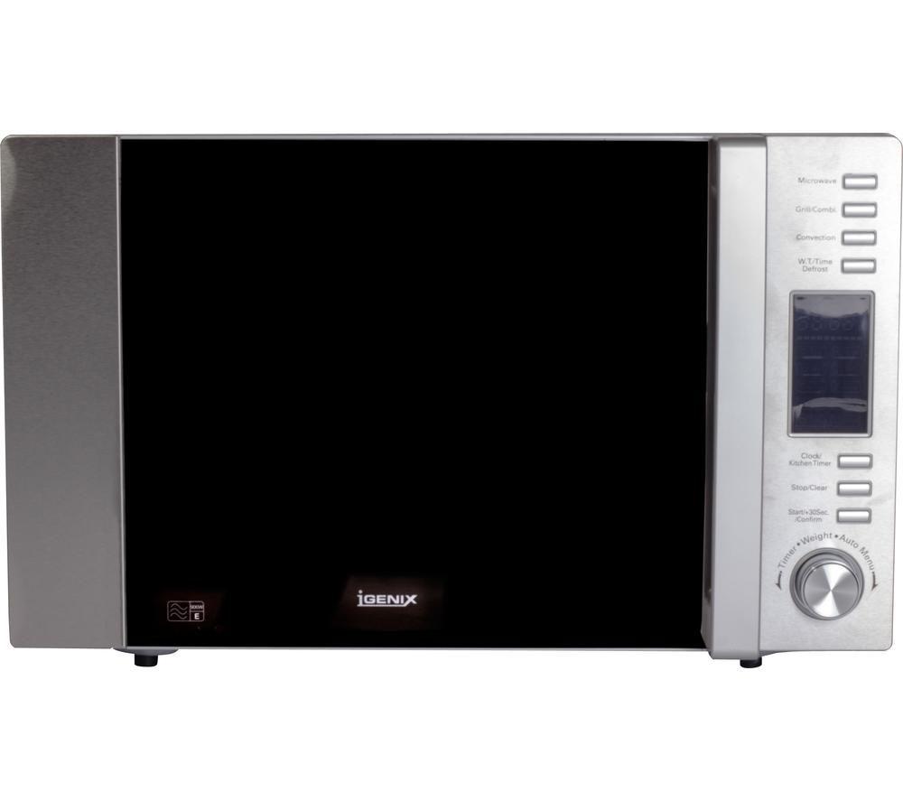 IGENIX IG3091 Combination Microwave - Stainless Steel, Stainless Steel