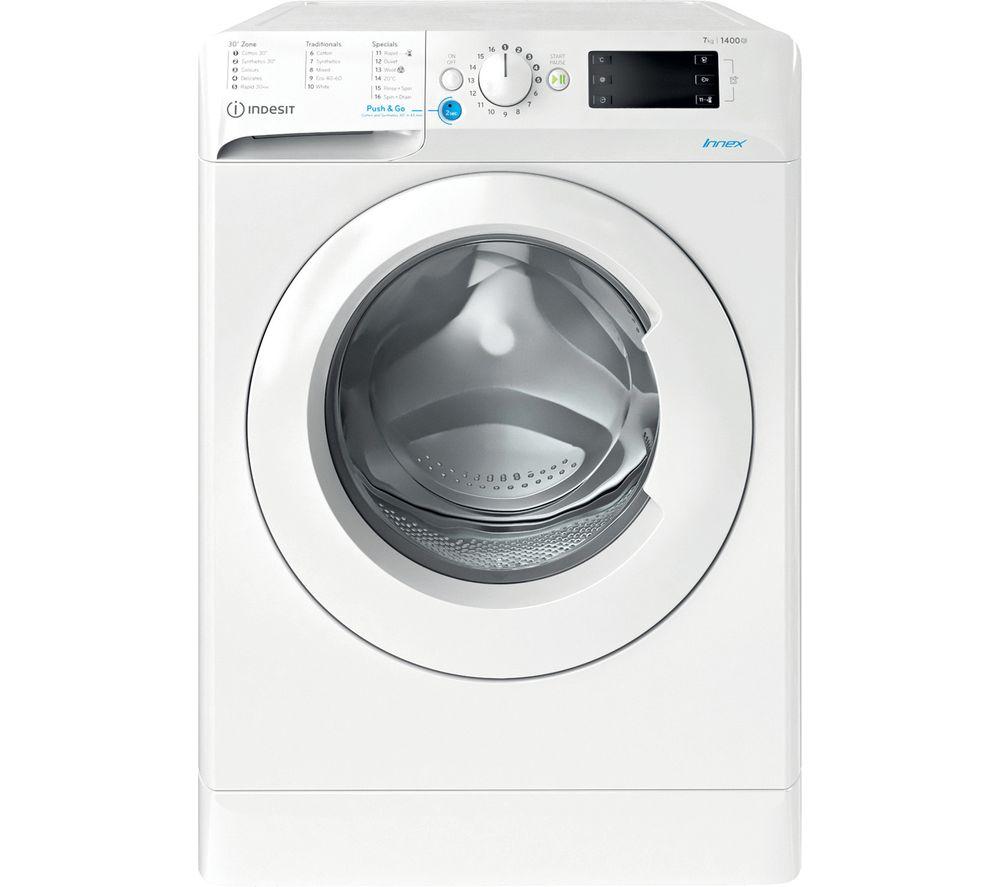 INDESIT BWE 91684X W UK N 9 kg 1600 Spin Washing Machine - White, White