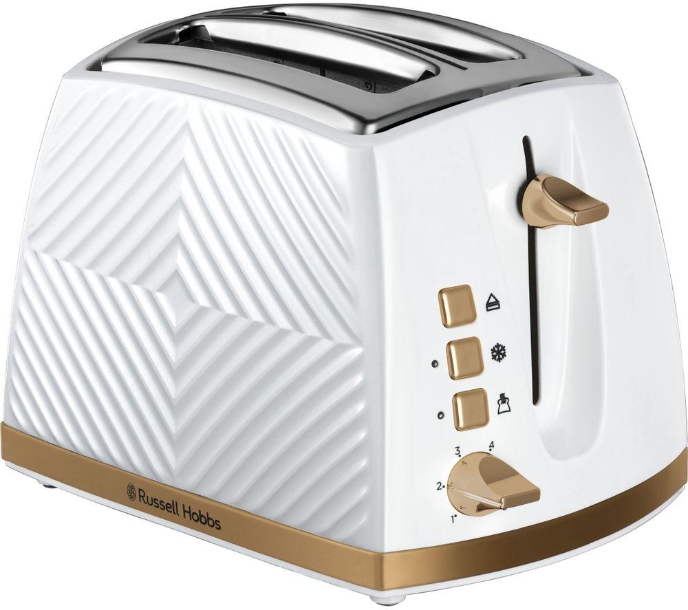 RUSSELL HOBBS Groove 26391 2-Slice Toaster - White