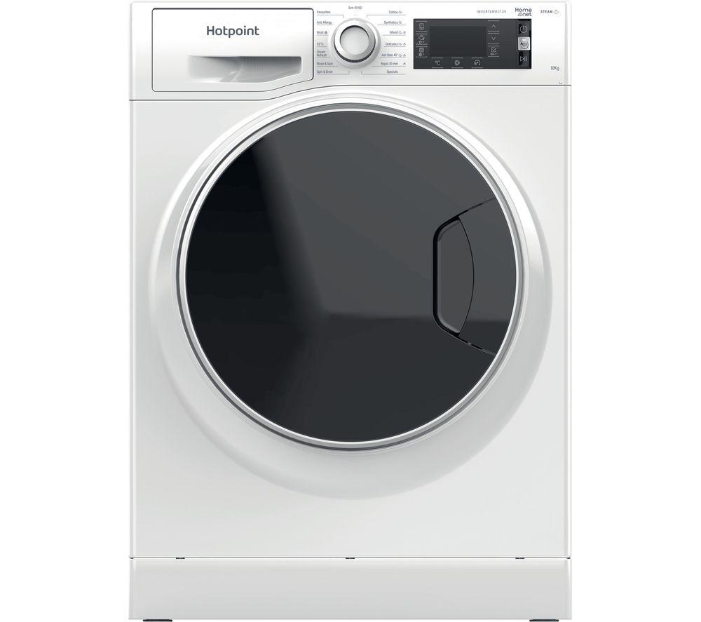HOTPOINT ActiveCare NLLCD 1046 WD AW UK N WiFi-enabled 10 kg 1400 Spin Washing Machine - White, Whit