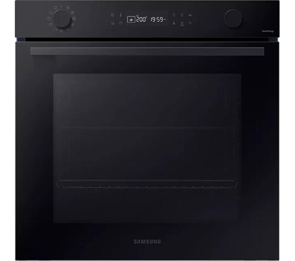 SAMSUNG Series 4 Dual Cook NV7B41403AK/U4 Electric Smart Oven - Black Glass