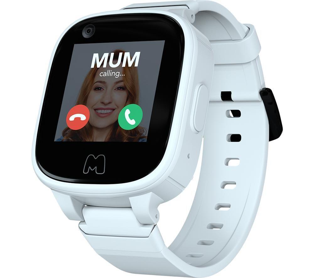 MOOCHIES Connect 4G Kids Smart Watch - White, White