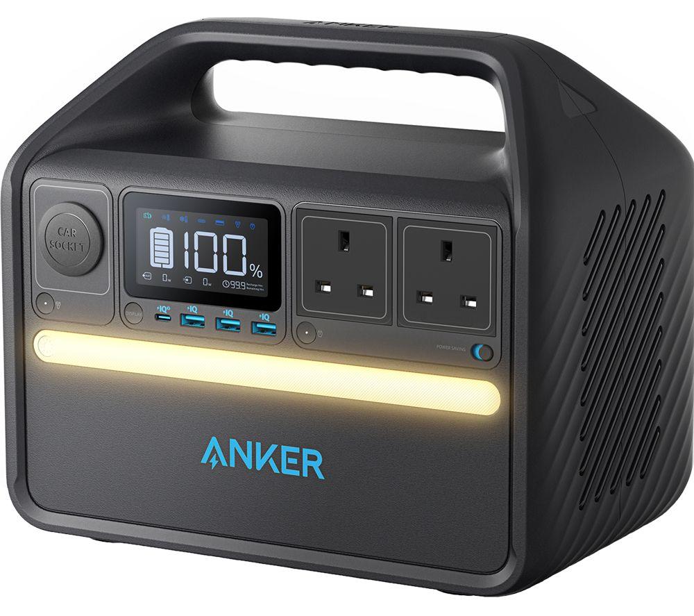 ANKER PowerHouse 535 512 Wh Portable Power Station, Black