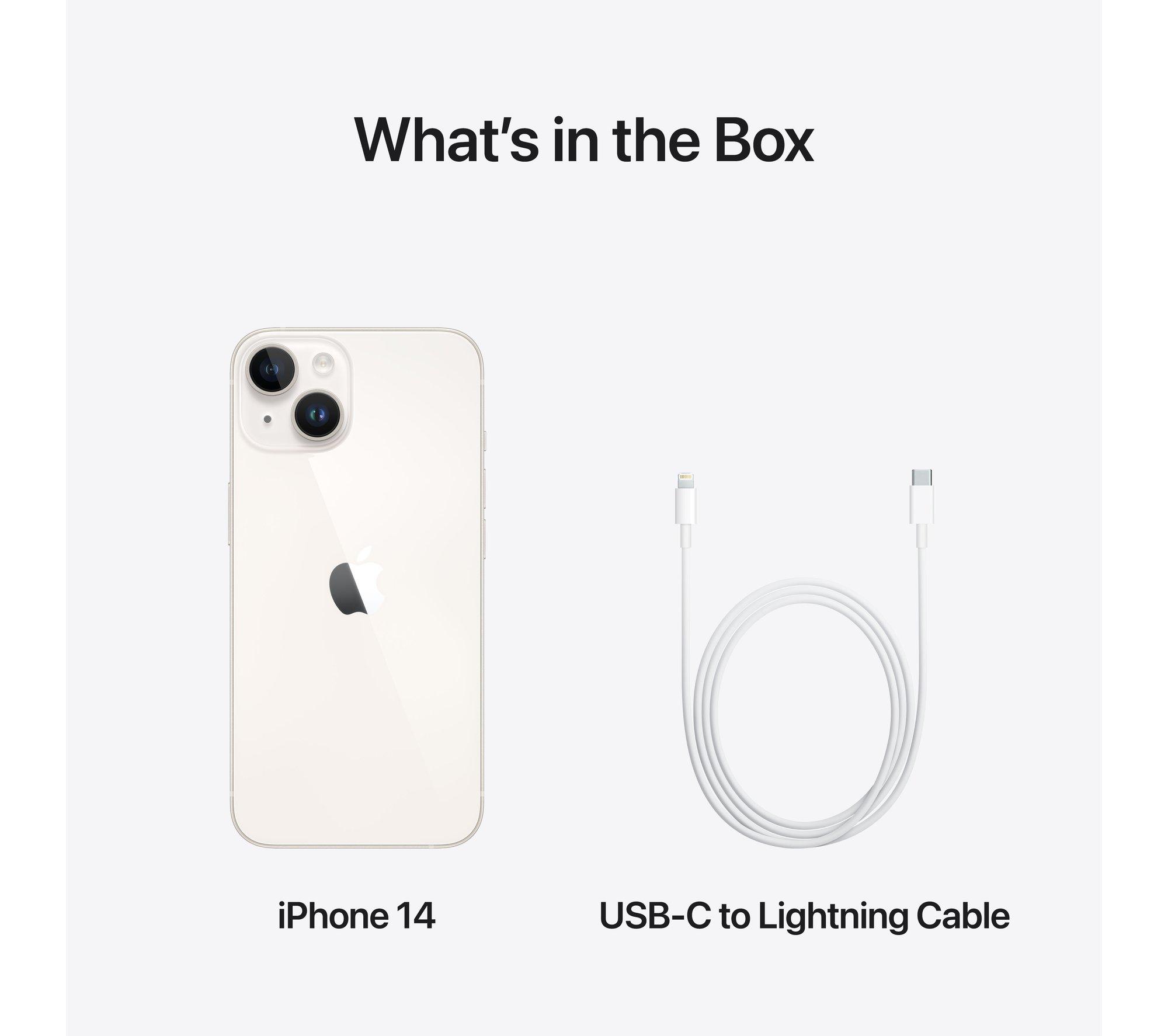 Buy APPLE iPhone 14 - 128 GB, Starlight | Currys