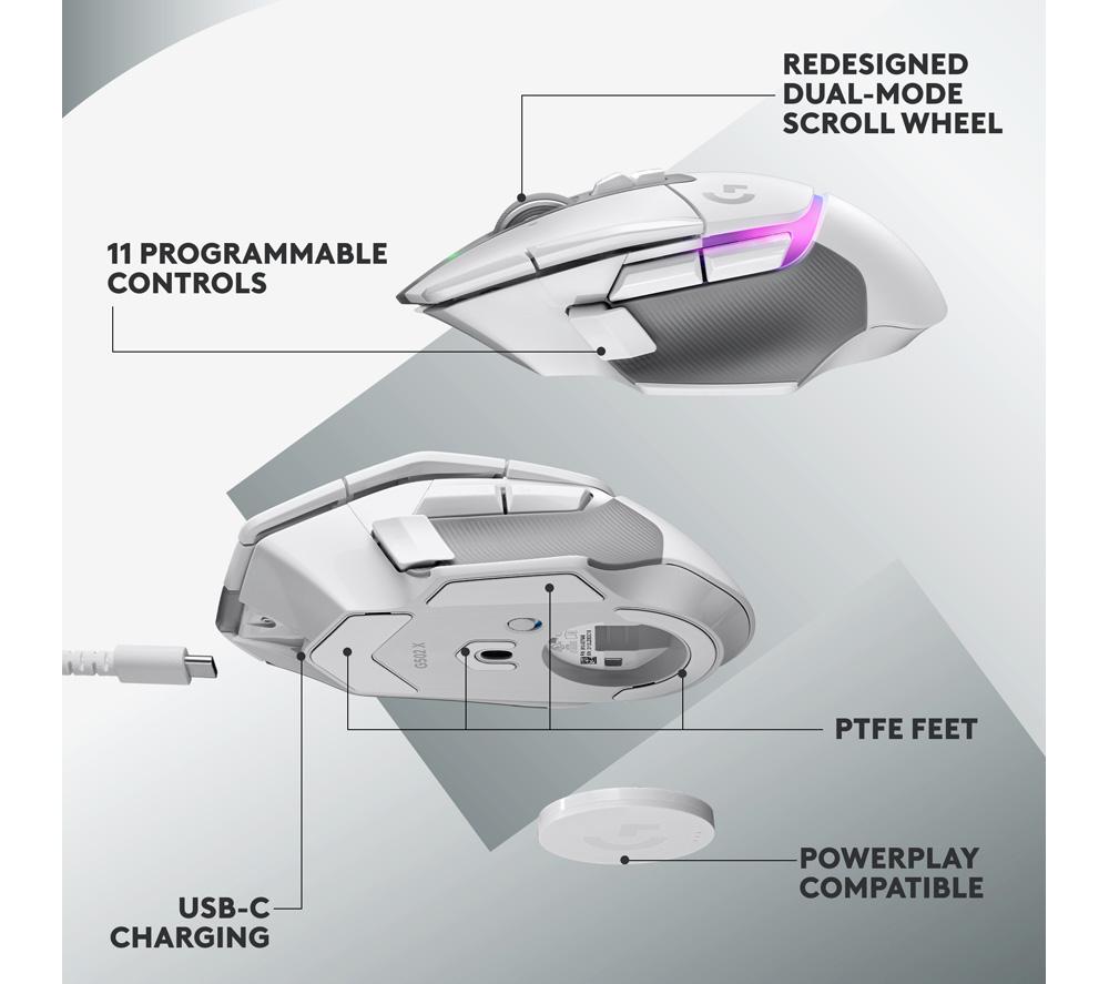 Buy LOGITECH G502 X Plus Lightspeed Wireless Optical Gaming Mouse ...