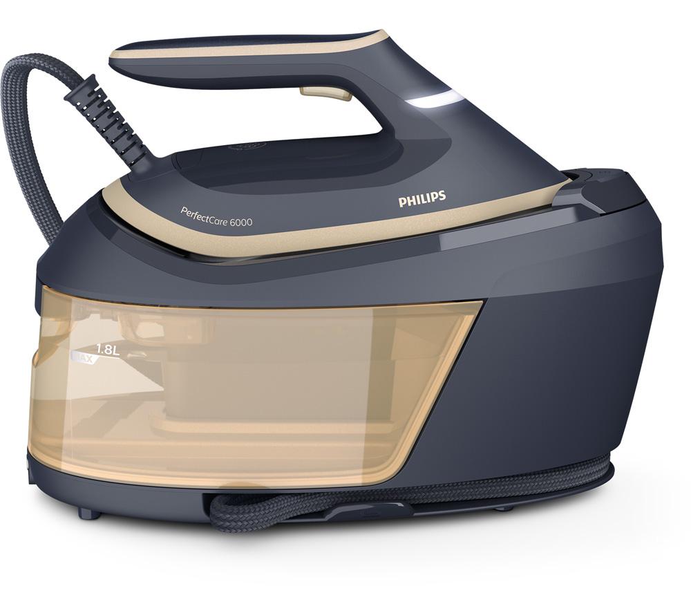 PHILIPS Philips 6000 Series PSG6064/86 Steam Generator Iron - Black & Rose Gold