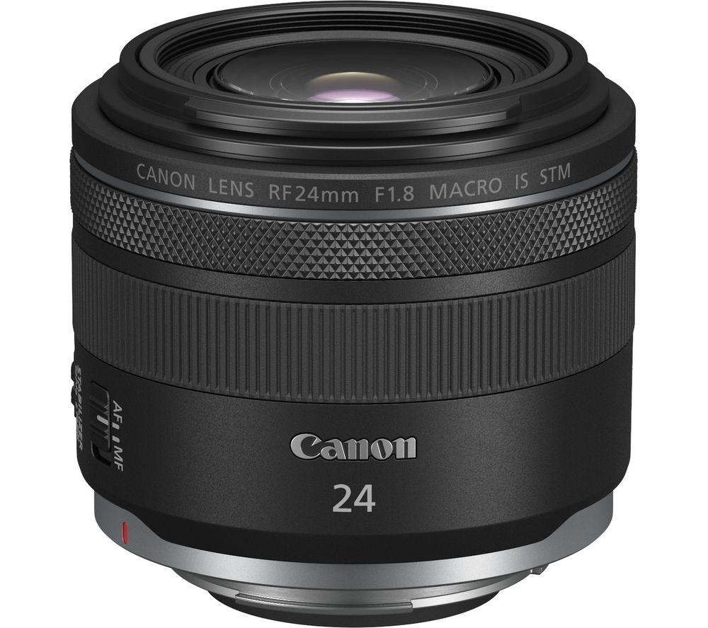 CANON RF 24 mm f/1.8 MACRO IS STM Macro Lens, Black