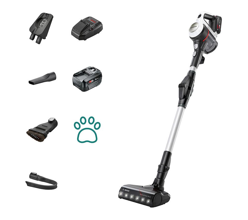 BOSCH Unlimited 7 BCS712GB Auto Detect Cordless Vacuum Cleaner - White & Black