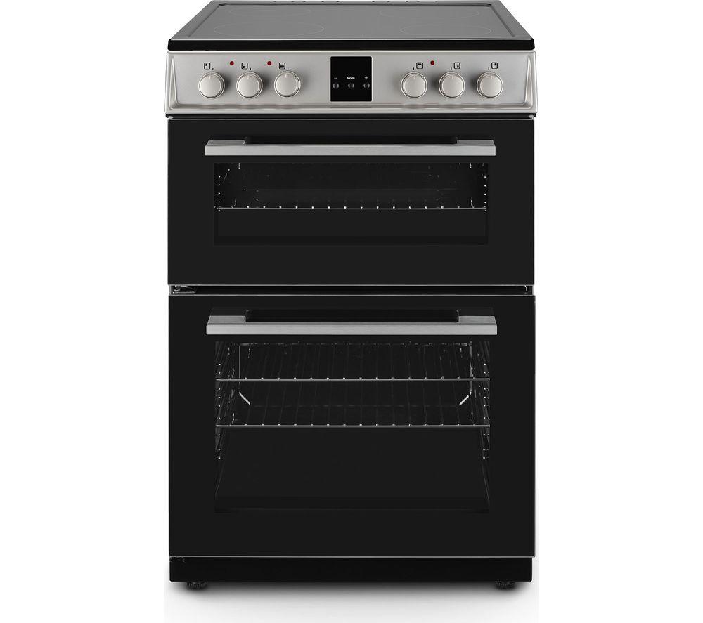 MONTPELLIER MDOC60FS 60 cm Electric Ceramic Cooker - Black & Silver