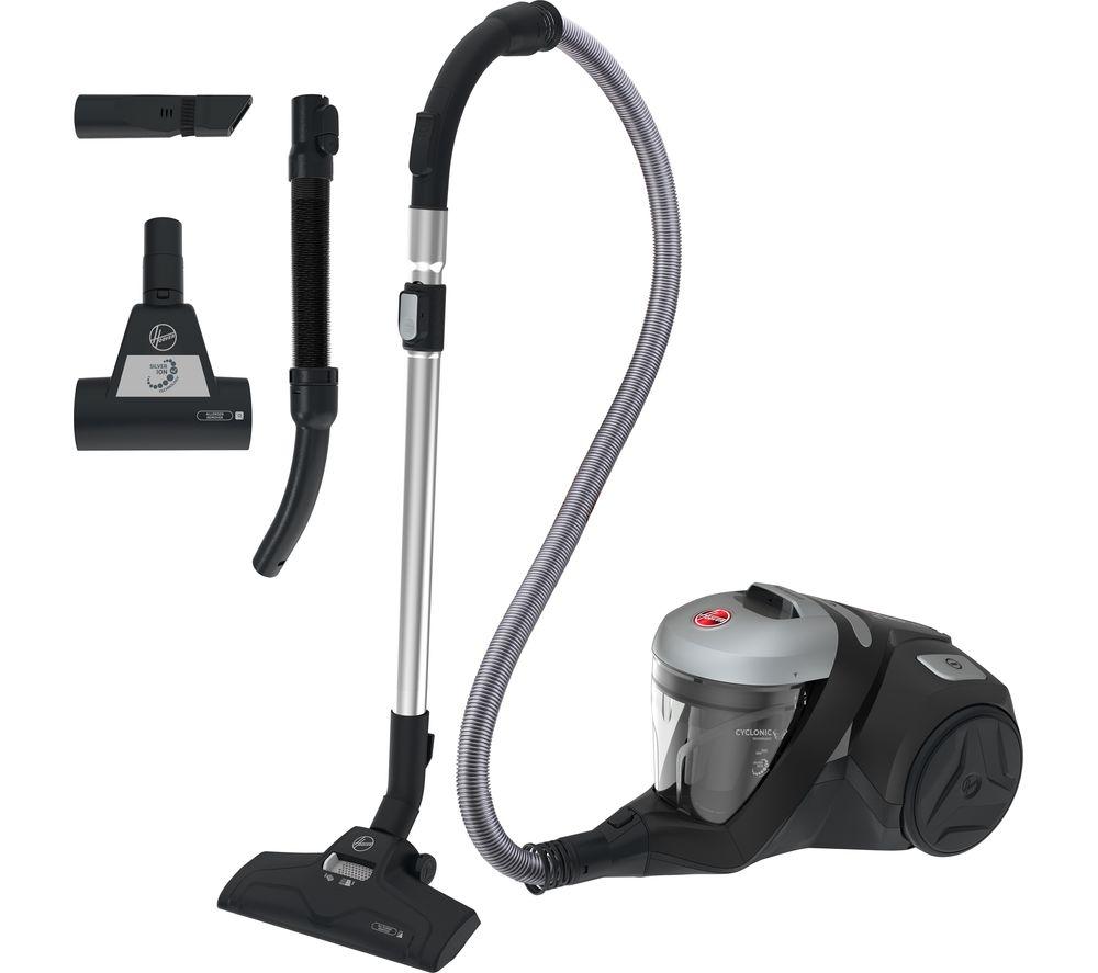 HOOVER H-POWER 300 Pet HP320PET Cylinder Bagless Vacuum Cleaner - Green & Silver, Silver/Grey,Green