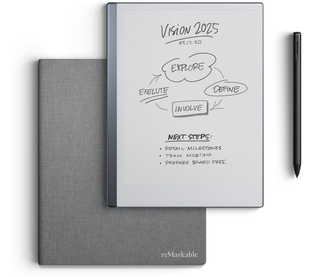 REMARKABLE 2 with Marker Plus &GreyPolymer Weave Folio Case