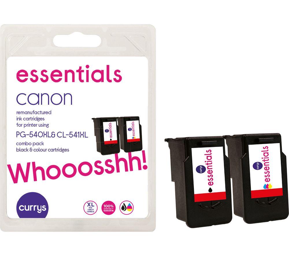 Canon PG-540/CL-541 Inkjet Printer Cartridge Multipack, Pack of 2, with